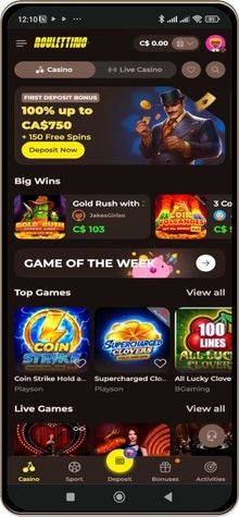 Mobile Screenshot of Roulettino Casino
