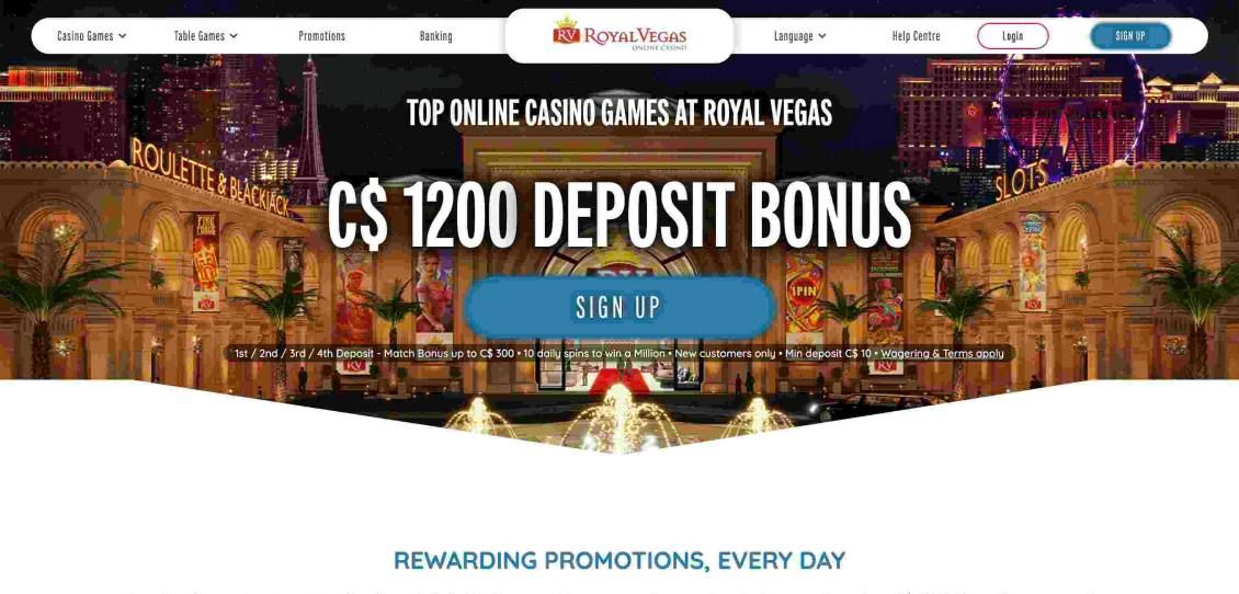 Royal Vegas Casino Bonuses
