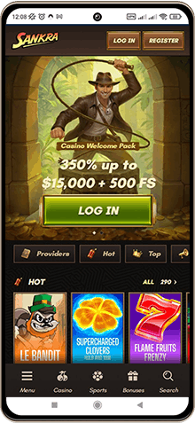 Mobile Screenshot of Sankra Casino