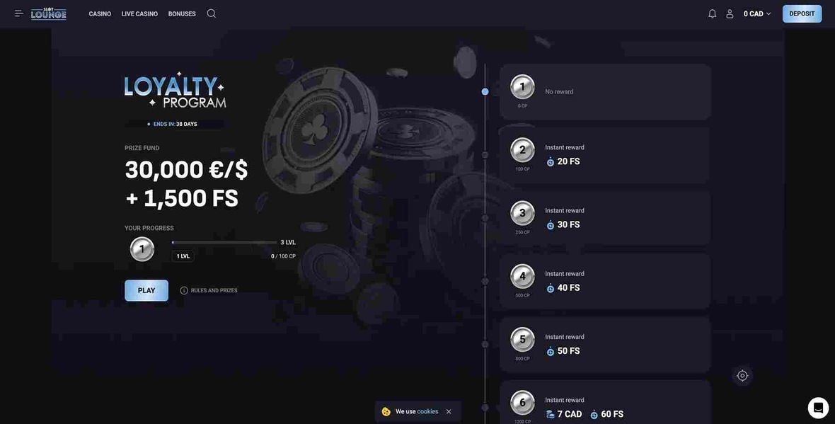 Slotlounge casino vip page de programmation