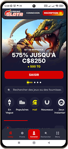 Slota Casino sur mobile
