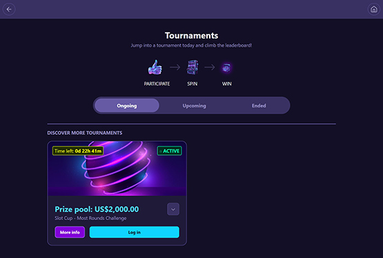 Stealthbet Casino Tournaments Page