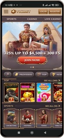 Mobile Screenshot of ViciBet Casino