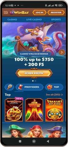 Mobile Screenshot of Winbay Casino