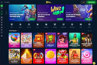 Winz main page