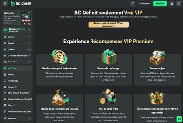 BC.game Casino - Page VIP