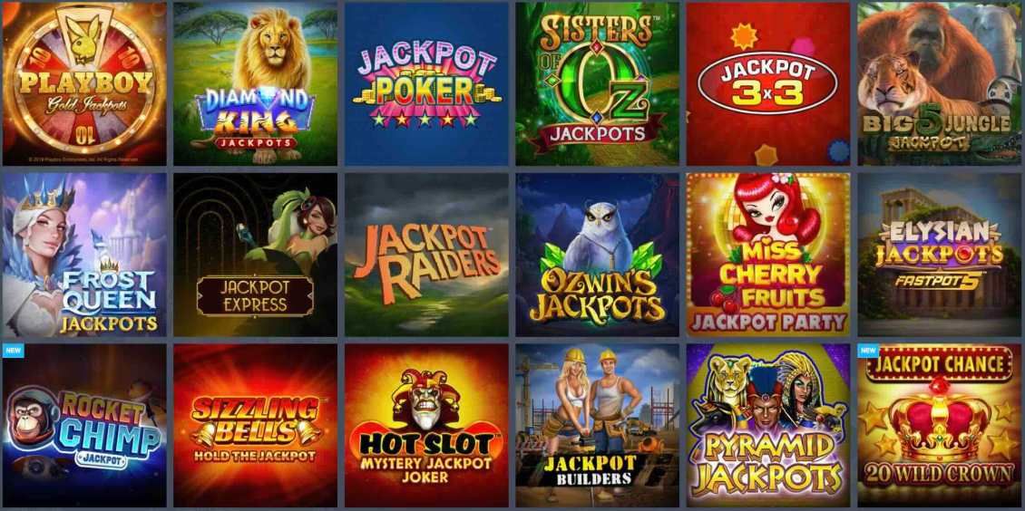 List of jackpot slots at BetGlobal casino