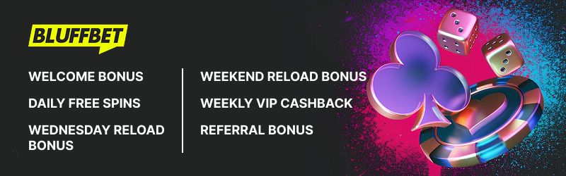 Bluffbet Casino Bonuses