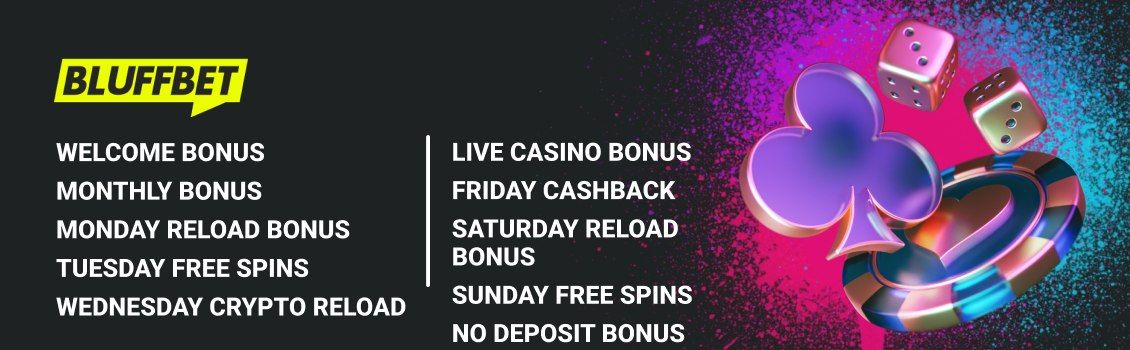 Bluffbet Casino Bonuses