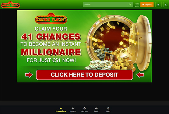 Casino Classic bonus