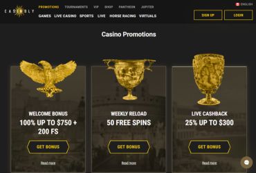 Casinoly Casino - promotions