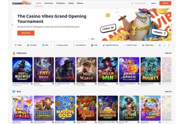 CasinoVibes Main Page