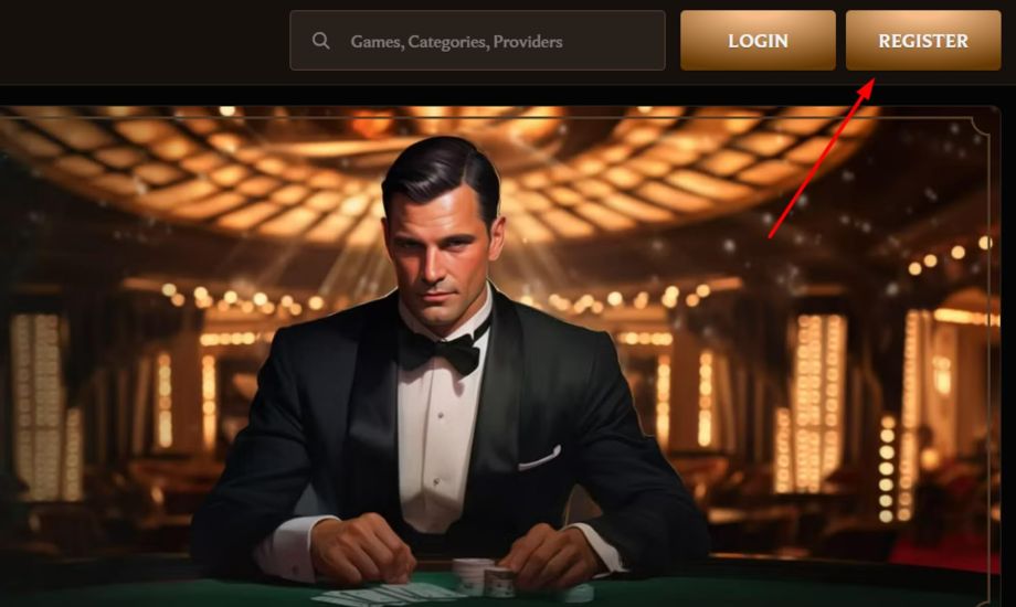 Screenshot of Crownplay Casino registration process - step 1