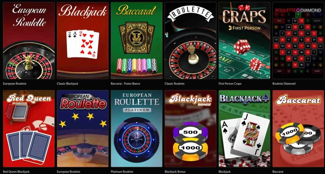 List of table games at Crownplay Casino