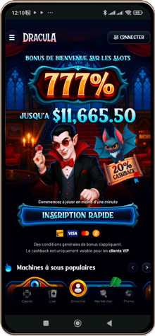Dracula Casino sur mobile