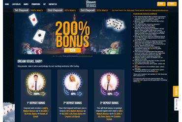 DreamVegas casino - promotions