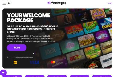 Fire Vegas Casino - main page