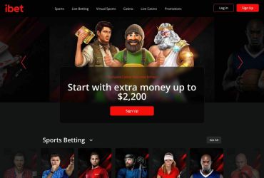 iBet Casino - main page