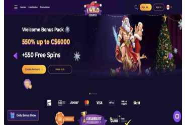 iWild Casino - main page