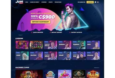 Jupi casino - Page promotionnelle
