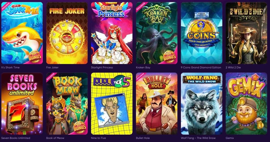 Liste des jeux de machines à sous du Kingmaker Casino