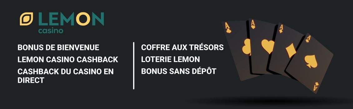 Bonus du casino Lemon