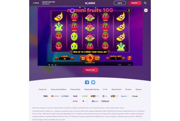 Casino Nomini - machine à sous "Nomini Fruits 100"