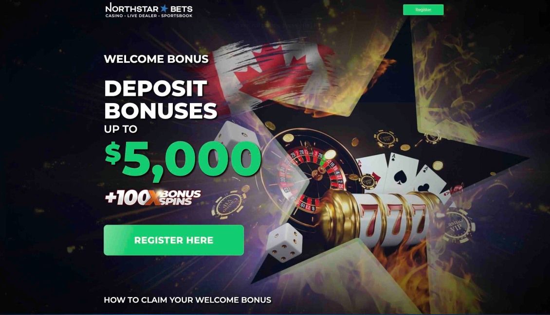 Main Page of NorthStar Casino Site