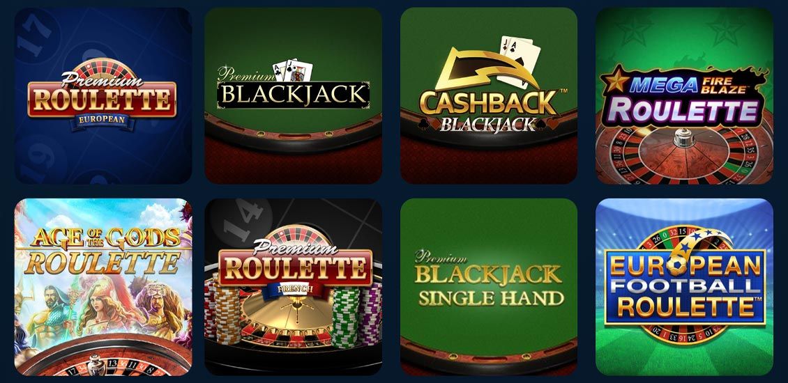 List of table games at Northstar casino