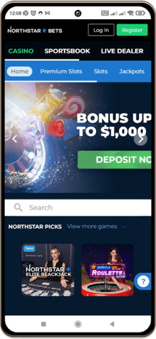 Northstar Casino Site on the Mobile Screen