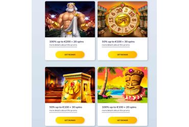Playluck casino - list of promotions.