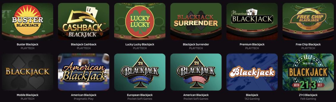 List of table games at Punterz Casino