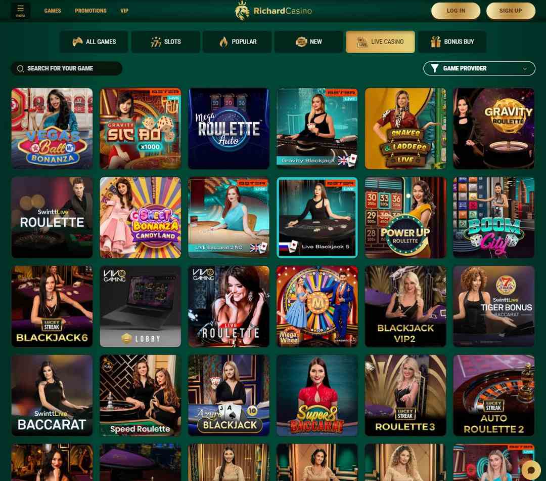 Richard - live games