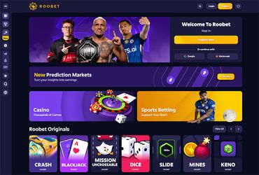Roobet casino - main page
