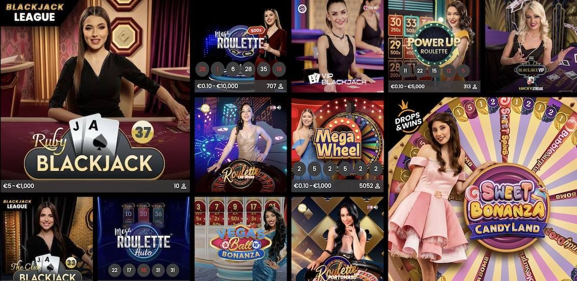 Live games at SelectBet casino