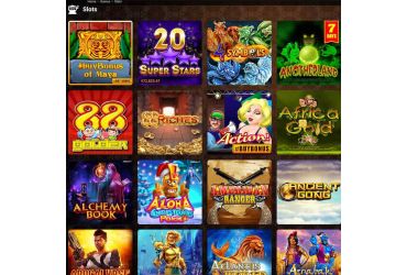 Shambala casino - list of slot machines