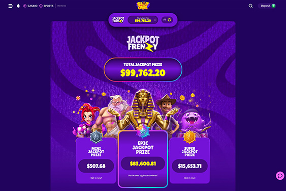 SlotOwl Casino VIP page