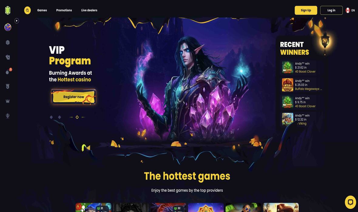 Slotsgem casino main page