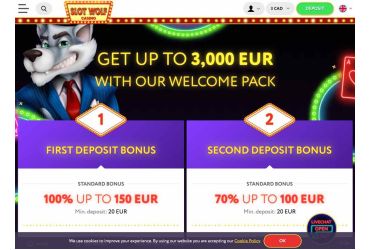 Slotwolf – promotions page