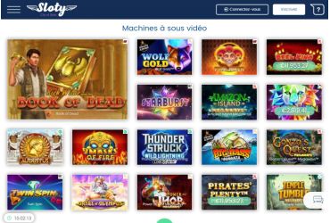 Sloty casino - jeux