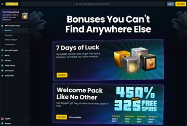 Snatch Casino - bonuses