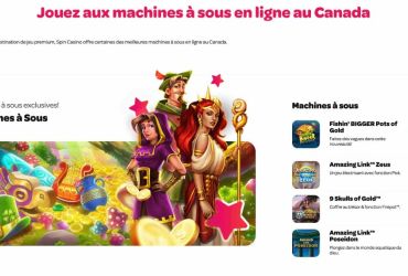 Spin Casino - jeux