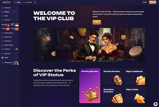 Spirit casino vip programm page