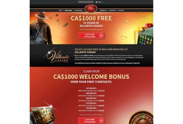 Casino Villento – Page de promotion