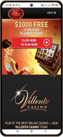 Image of Villento Casino mobile screen