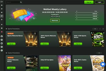 Weltbet casino - promotions