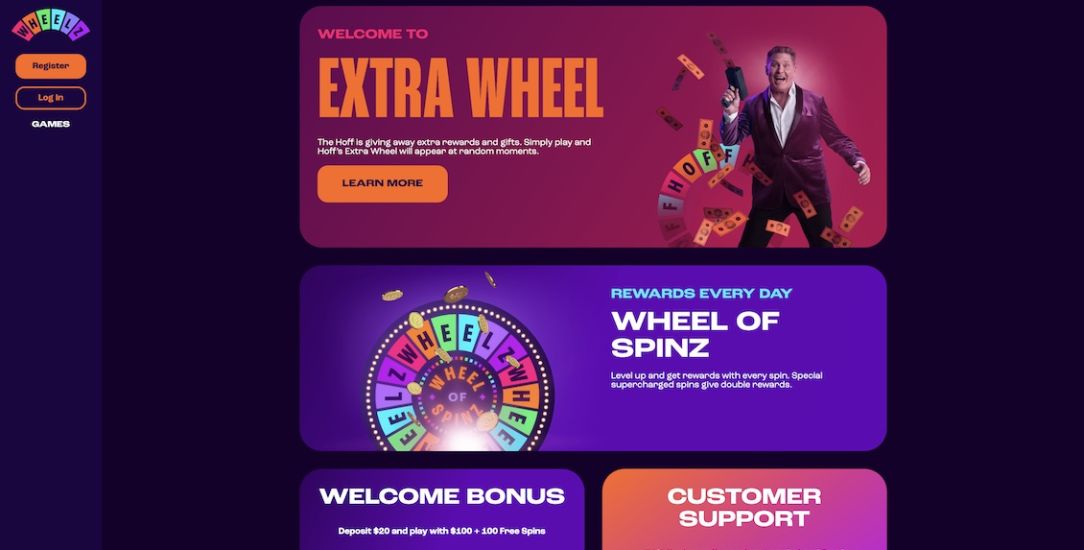 Bonuses at Wheelz Casino