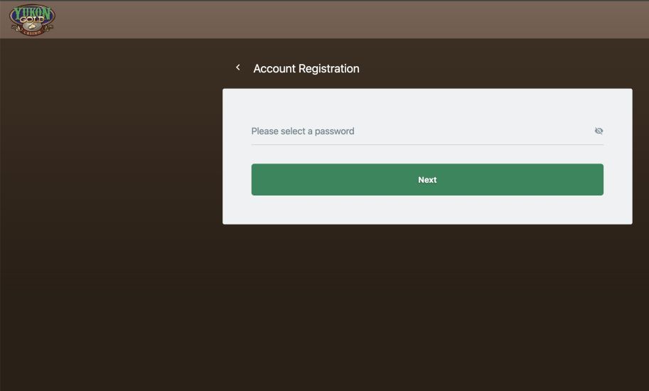 Yukon Gold casino - registration process step 4