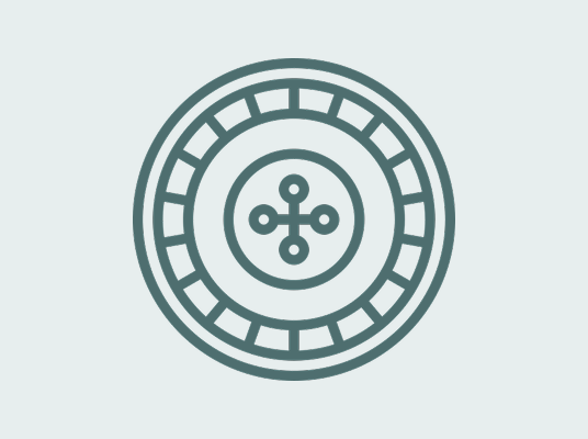 Roulette wheel icon