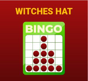 Online Bingo - Witches hat